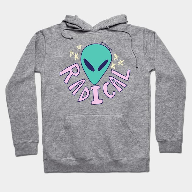 RADICAL ALIEN Hoodie by Gavs_Art